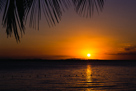 Sonnenuntergang am Strand